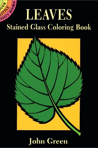 Cover of Leaves Stained Glass Coloring Book