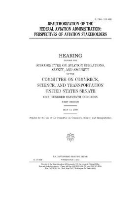 Book cover for Reauthorization of the Federal Aviation Administration