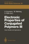 Book cover for Electronic Properties of Conjugated Polymers III