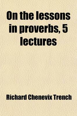 Book cover for On the Lessons in Proverbs, 5 Lectures