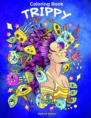 Book cover for Trippy Coloring Book