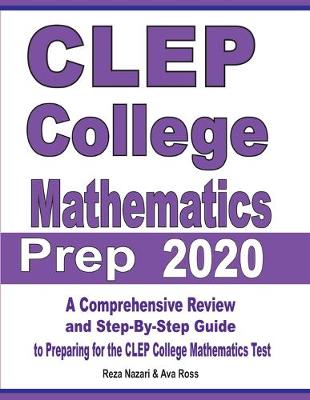 Book cover for CLEP College Mathematics Prep 2020
