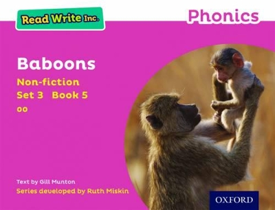 Cover of Read Write Inc. Phonics: Baboons (Pink Set 3 Non-fiction 5)