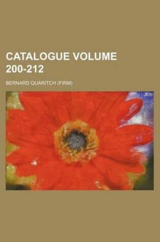 Cover of Catalogue Volume 200-212