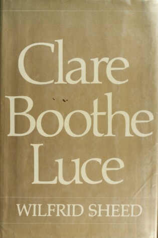 Cover of Clare Booth Luce