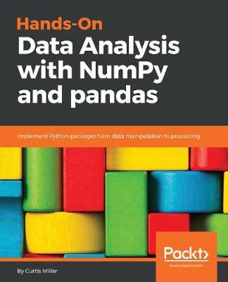 Book cover for Hands-On Data Analysis with NumPy and pandas