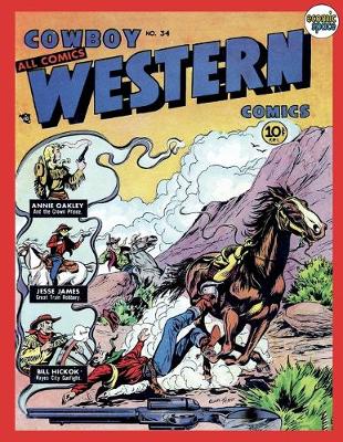 Book cover for Cowboy Western Comics #34