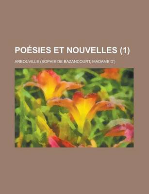 Book cover for Poesies Et Nouvelles (1)