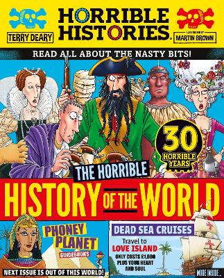 Book cover for Horrible History of the World (newspaper edition)