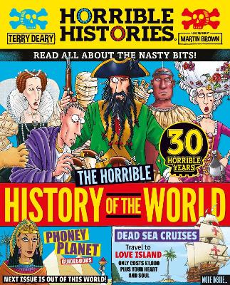 Cover of Horrible History of the World (newspaper edition)