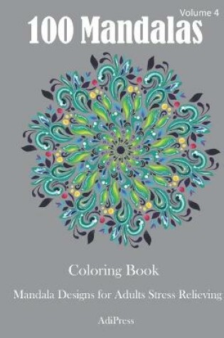 Cover of 100 Mandalas Coloring Book