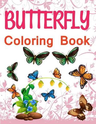 Book cover for Butterfly Coloring Book