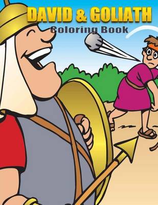 Book cover for David and Goliath Coloring Book