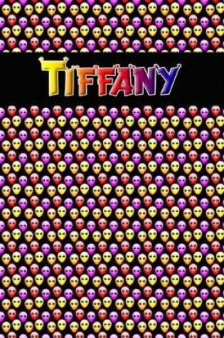 Cover of 120 Page Handwriting Practice Book with Colorful Alien Cover Tiffany