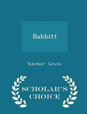 Book cover for Babbitt - Scholar's Choice Edition