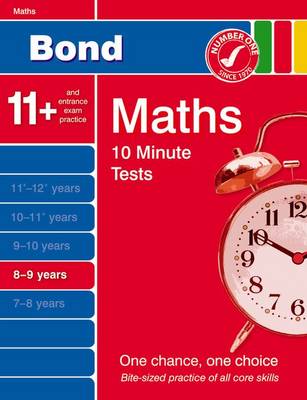 Book cover for Bond 10 Minute Tests Maths 8-9 Years