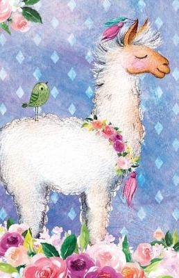 Book cover for Bullet Journal for Animal Lovers Llama in Flowers