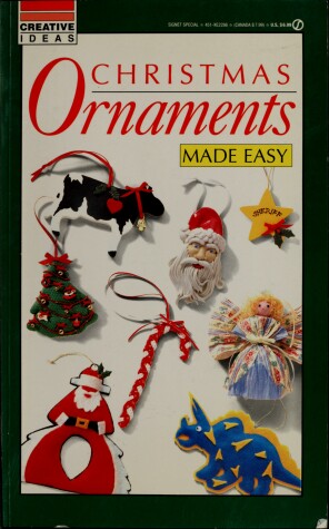 Book cover for Christmas Ornaments Made Easy