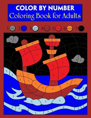 Book cover for Color By Number Coloring Book for Adults