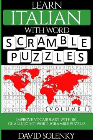 Cover of Learn Italian with Word Scramble Puzzles Volume 1