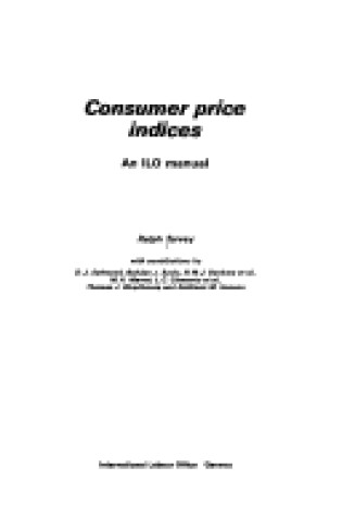 Cover of Consumer Price Indices