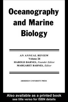 Cover of Oceanography and Marine Biology