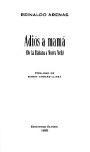 Book cover for Adios a Mama