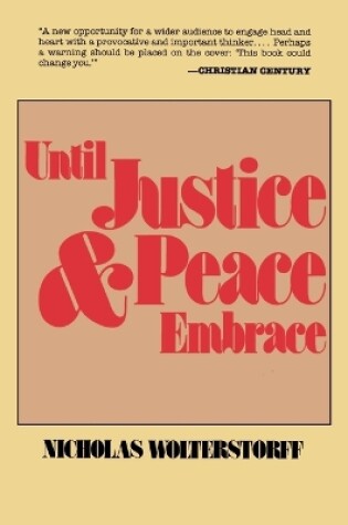 Cover of Until Justice and Peace Embrace