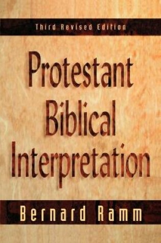 Cover of Protestant Biblical Interpretation