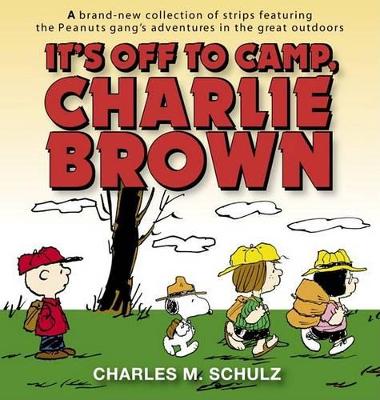 Book cover for It's Off to Camp, Charlie Brown