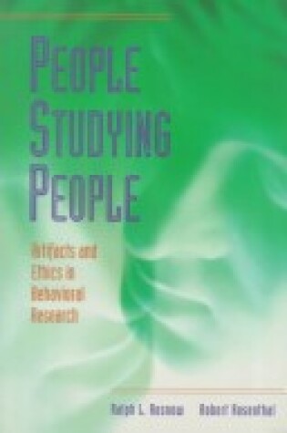 Cover of People Studying People