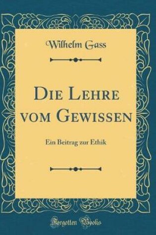 Cover of Die Lehre Vom Gewissen