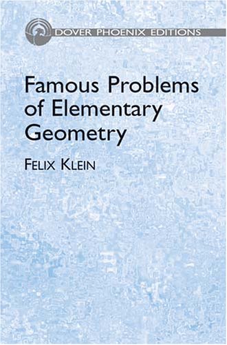 Book cover for Famous Problems of Elementary Geome