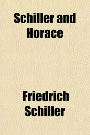 Cover of Schiller and Horace