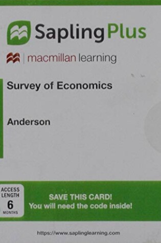 Cover of Saplingplus for Survey of Economics (Single-Term Access)