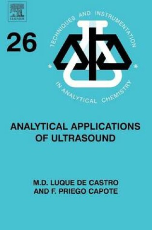 Cover of Analytical Applications of Ultrasound