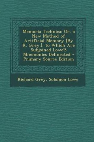 Cover of Memoria Technica