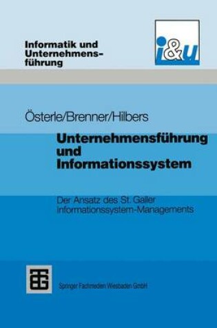 Cover of Unternehmensfuhrung Und Informationssystem