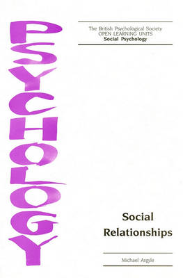 Cover of Social Relationships