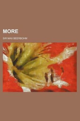 Cover of More