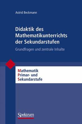 Book cover for Didaktik Des Mathematikunterrichts Der Sekundarstufen