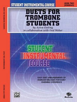 Book cover for Duets for Trombone Students, Level II