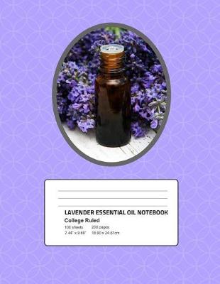 Book cover for Lavender Essential Oil Notebook