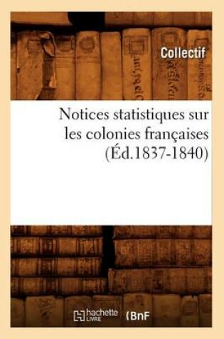 Cover of Notices Statistiques Sur Les Colonies Francaises (Ed.1837-1840)