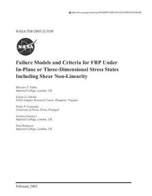 Book cover for Failure Models and Criteria for Frp Under In-Plane or Three-Dimensional Stress States Including Shear Non-Linearity