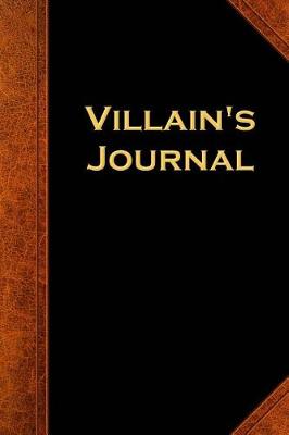 Cover of Villain's Journal Vintage Style