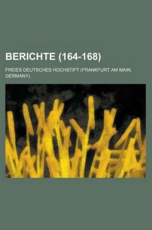 Cover of Berichte (164-168)