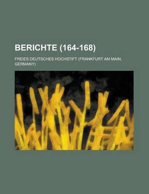 Book cover for Berichte (164-168)