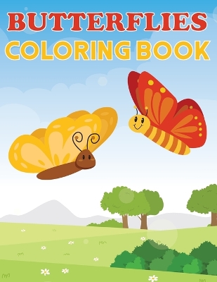 Book cover for Butterflies Coloring Book