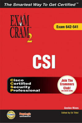 Book cover for CCSP CSI Exam Cram 2 (Exam Cram 642-541)